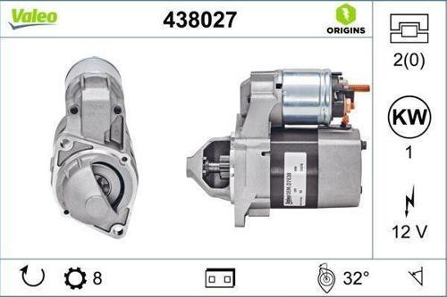 MARS MOTORU 12V 1.0kW 8 DIS MERCEDES W168 W169 W245 W414