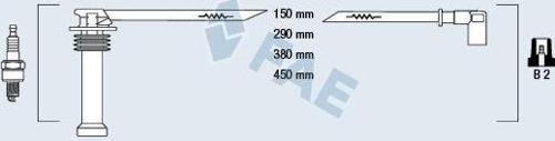 BUJİ KABLOSU TK FIESTA 96 FOCUS 98-04 -FUSION 02 MONDEO 07 1.6 ZETEC
