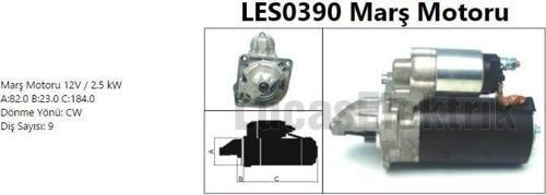 MARS MOTORU 12V 2.5 KW 9 DIS FIAT DUCATO 2.3 3.0 HDI PEUGEOT BOXER 3.0 HDI