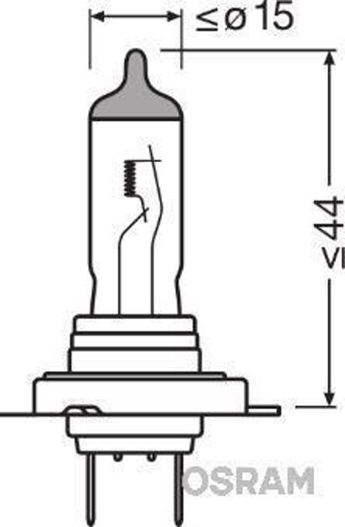 AMPUL 12V H7 55W