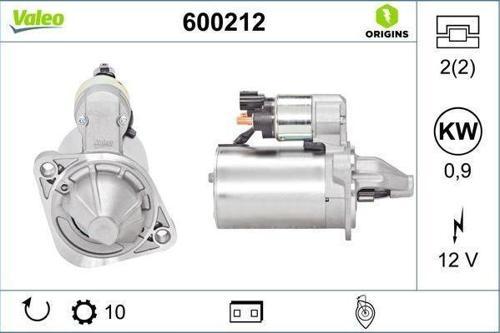 MARŞ MOTORU HYUNDAI İ20 1.4L G4FA 08-15 / İ30 1.6L G4FC 07-11 / ELANTRA 1.6L G4FG 11-15 / KIA CARENS 1.6L G4FC 09-13 / CEED 1.6L G4FC 07-12 1.4L G4FA 10-18 / CERATO 1.6L G4FC 07-13 12v 0.9kw 10 DİŞ