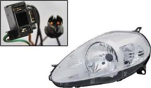 20-A850-05-2B FAR SİNYAL SOL GRANDE PUNTO 10/05 ELEKTRİKLİ H4 KROM