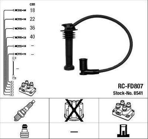 BUJİ KABLOSU TK FIESTA 96 FOCUS 98-04 -FUSION 02 MONDEO 07 1.6 ZETEC