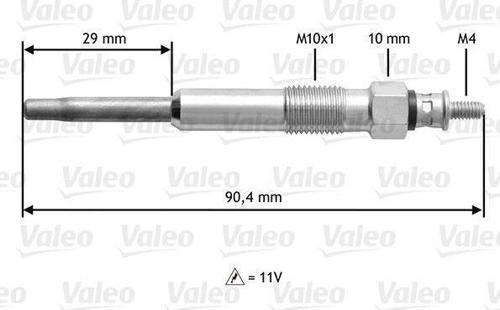 KIZDIRMA BUJISI PARTNER-BERLINGO-JUMPY-SCUDO-XSARA-P206-P306-EXPERT-C15 1.9 D DW8-DW8B 00 P106-SAXO-XSARA-AX-ZX TUD5 1.5 DIZEL 94
