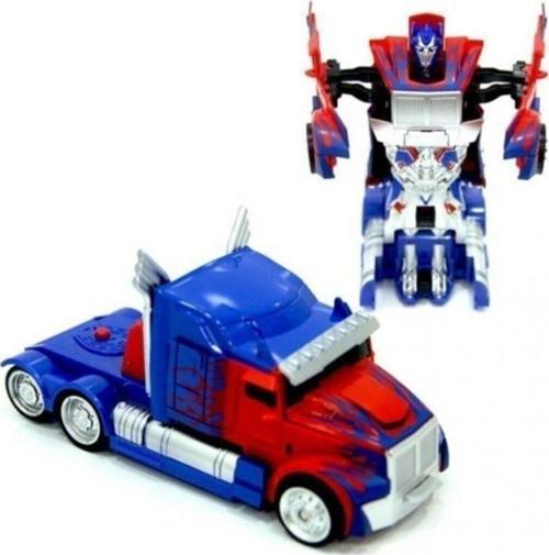 Tek Tuşla Robota Dönüşen Optimus Prime Tır Robot