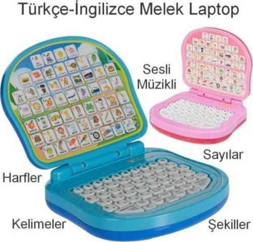 Melek Laptop Türkçe - Ingilizce Eğitici Laptop Pembe