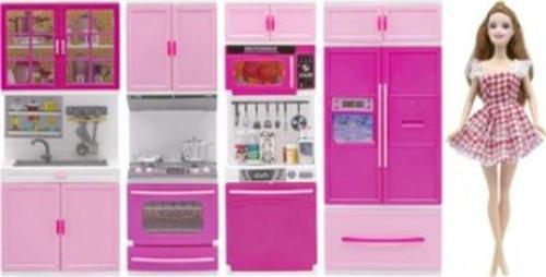 2322 Anlily Bebekli 3'Lü Dolap Seti