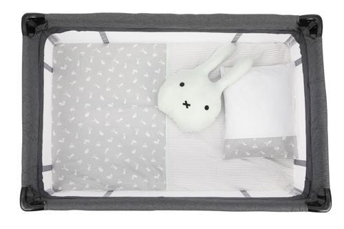 6 Parça Lüks Park Yatak Bebek Uyku Seti - Happy Rabbit