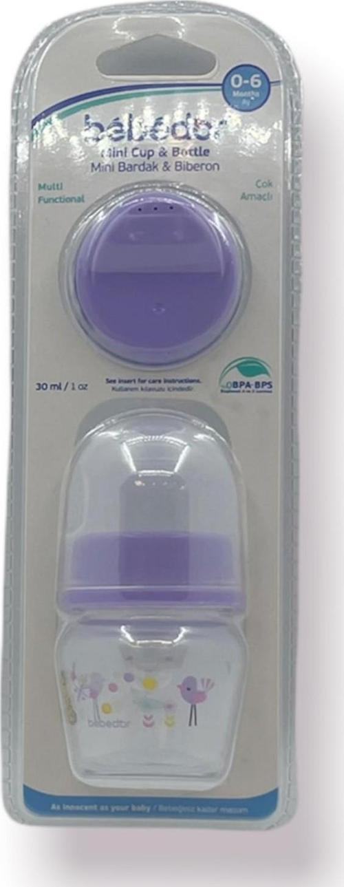 Mini Bardak & Biberon 0-6 Ay 30 ML - Mor