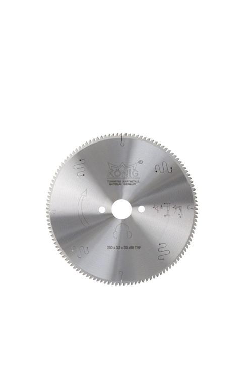 250*3.2*30 Mm Z:80 Trf Dişli Elmas Uçlu Hassas Kesim Daire Testere Sessiz