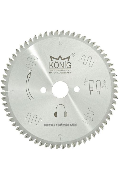 Konig Elmas Uçlu Alüminyum Ve Pvc Sessiz Daire Testere Alm-250-02 250X3.2X30X80