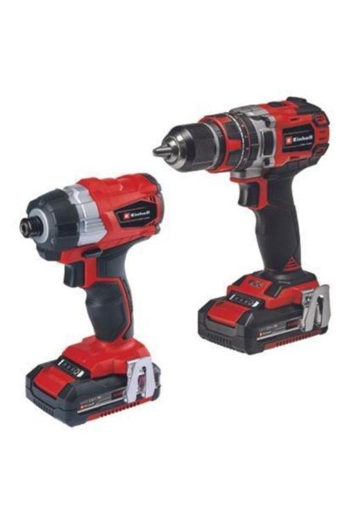 Tp-18V Twin Pack Bl Kömürsüz Akülü Matkap -Akülü Vidalama 2X2.0Ah Çantalı Set