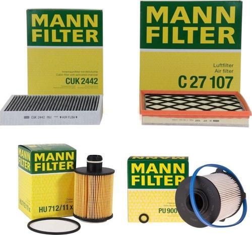 Opel Astra J 1.3 Dizel Bakım Filtre Seti (Yakıt F. Dahil) MANN