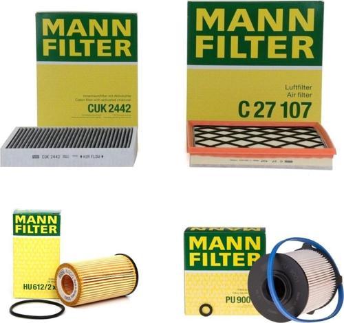 Opel Zafira C 1.6 Dizel Bakım Filtre Seti (Yakıt F. Dahil) MANN