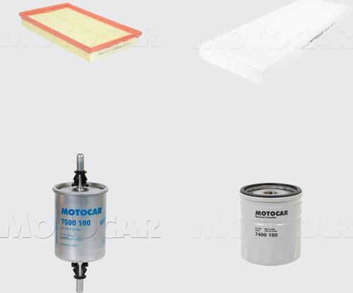 Opel Vectra B 1.6 / 2.0 Benzinli Bakım Filtre Seti MOTOCAR