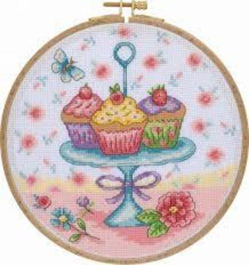 Kanaviçe Etamin Kiti CCS02 – cupcake
