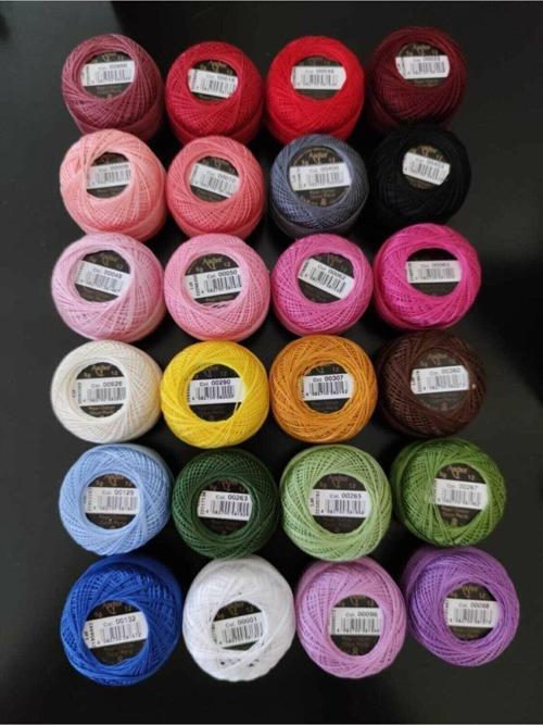 Anchor Etamin Ipi Kanaviçe Ipi Etamin Ip Seti 12 Numara 24 Renk