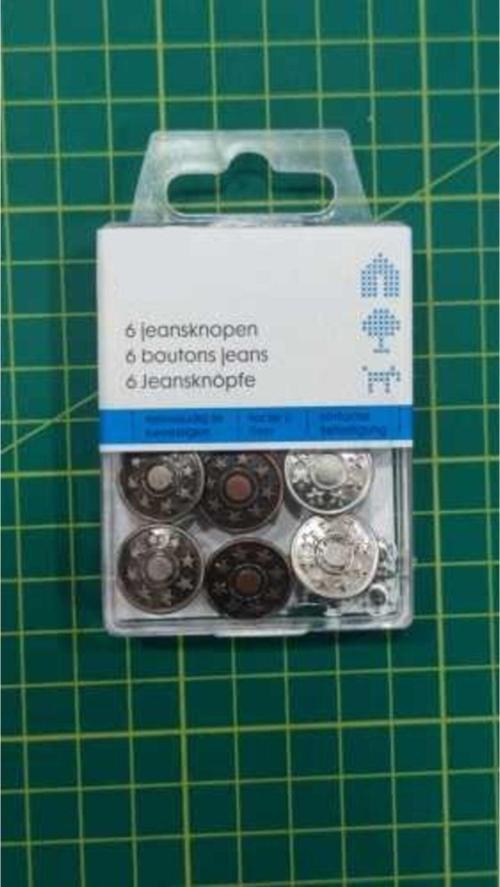 Yedek Kot Düğmesi 3 Renk 6 Adet