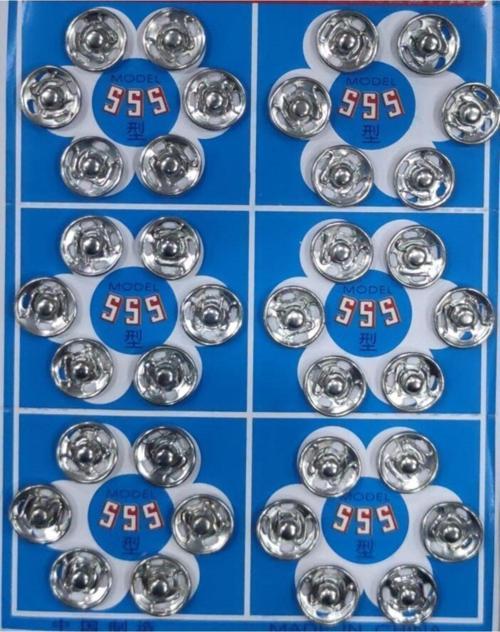 Çıt Çıt 2 No (12 Mm) 36'lı Paket Gümüş Renk