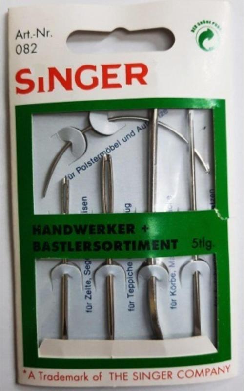 Çok Amaçlı Hobi Ve Döşeme Dikiş Iğnesi Singer 5'li Üçgen Sivri Uç