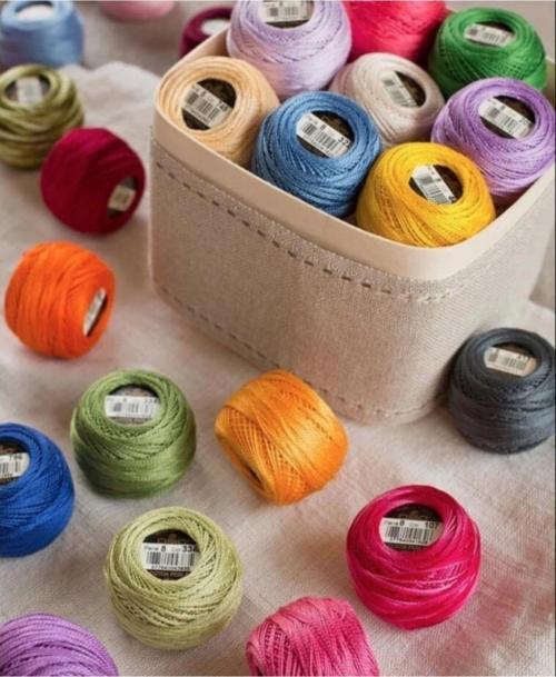 Dmc Koton Perle No:8 Seç-al 10 Gram 10 Adet Renk Kanaviçe Iplik Seti