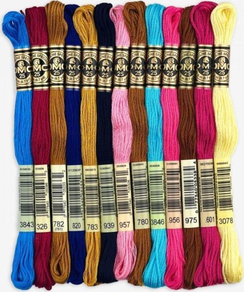 Dmc Muline Set Şeker Kalpli Sahil Demeti 13 Renk Cape Town