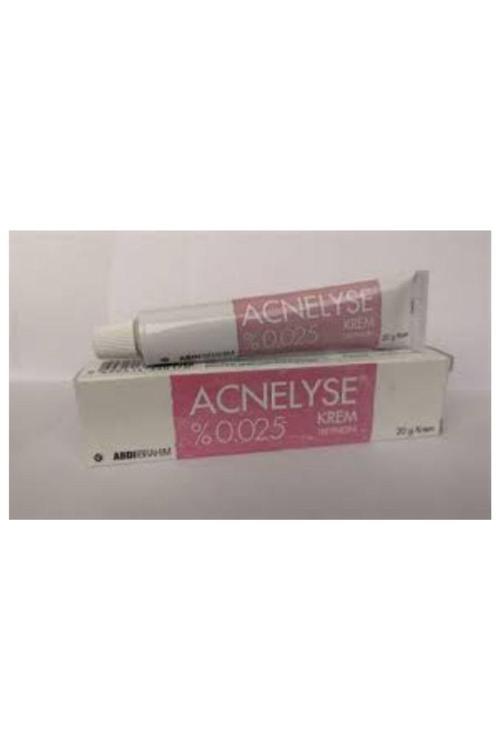 Acnelyse %0.025 Krem 20Gr Orginal Koyu Lekeler Kırışıklık Ve Sivilcelere Etkili Çözüm.