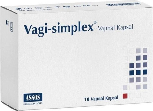 Vagi-Simplex 10 Vajinal Kapsül 08/2025 Miadlı