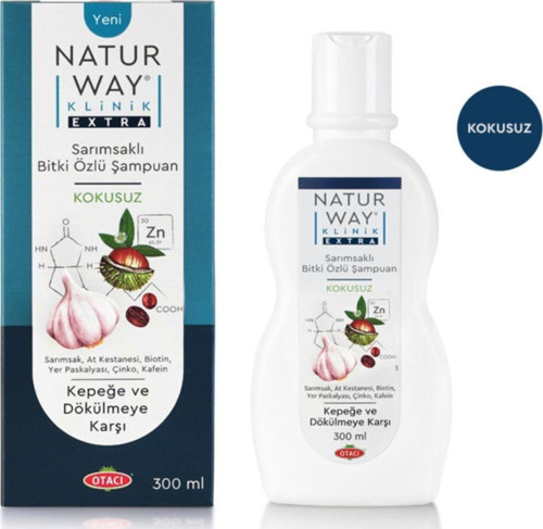 Naturway Klinik Extra Yoğun Kepek Ve Dökülmeye Karşı Sarımsaklı Şampuan