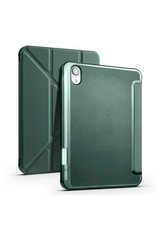 İpad Mini 2021 (6.Nesil) 8.3"Uyumlu Kalemlikli Standlı Uyku Modlu Katlanabilir Tablet Kılıfı