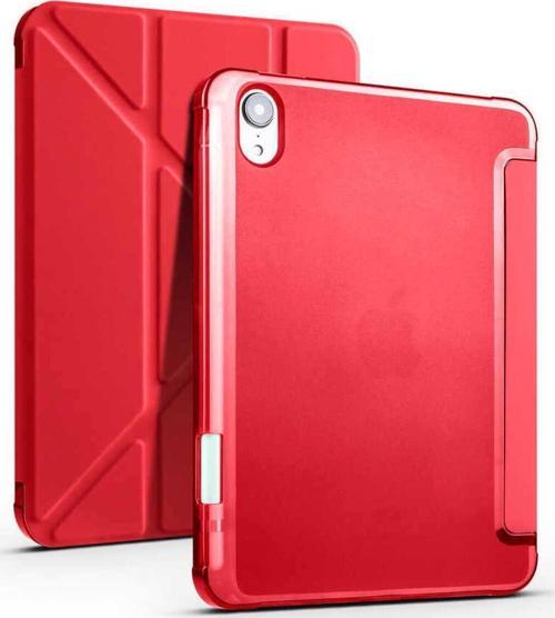 İpad Mini 2021 (6.Nesil) 8.3"Uyumlu Kalemlikli Standlı Uyku Modlu Katlanabilir Tablet Kılıfı