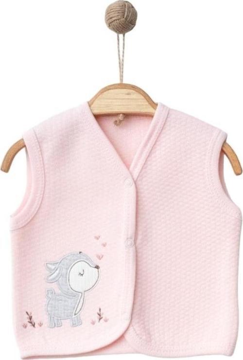 BABY DEER KAPİTONE YELEK Pembe