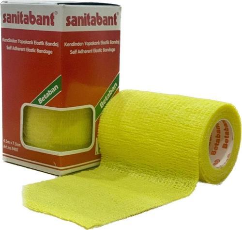 Betaban Kendinden Yapışkanlı Bandaj 7.5Cmx4.5M Beyaz Sanita7,5Sarı