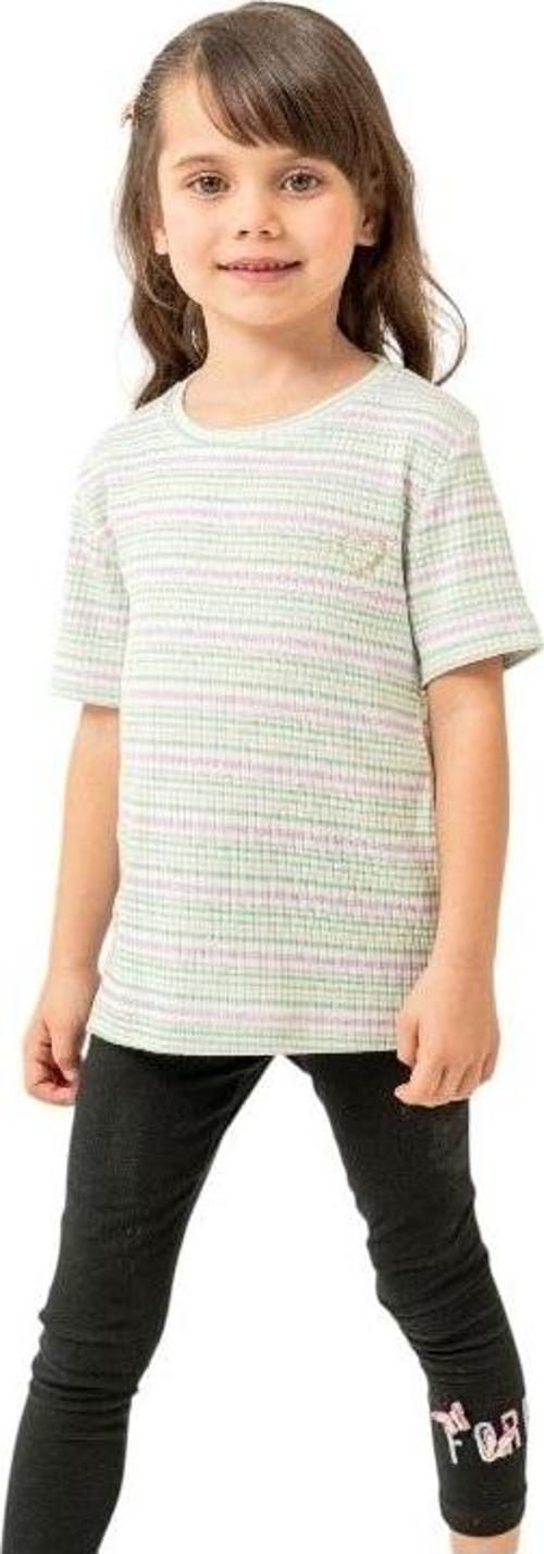 ÇİZGİLİ KIZ ÇOCUK TSHIRT Lila