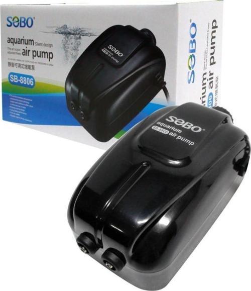 SB-8806 Hava Motoru 2 ÇIKIŞ 4,5W 2X5 Lt/Min