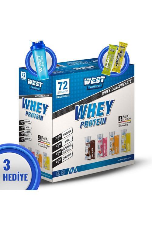 Whey Protein Tozu 72 Şase Bir Kutuda 4 Aroma - Shaker