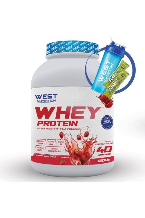 Whey Protein Tozu 1200 Gram Çilek Aroma 40 Servis