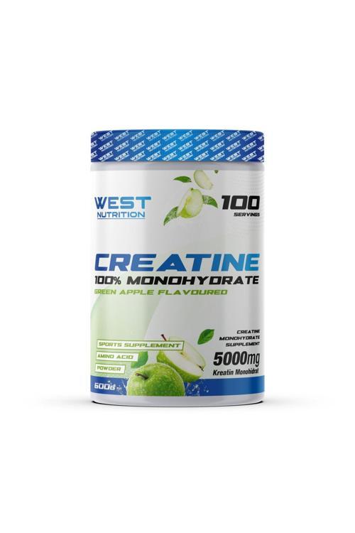 Creatine Monohydrate 600 Gr. Kreatin Yeşil Elma