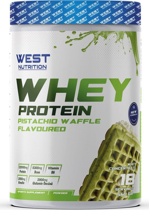 Whey Protein Tozu 540 Gr 18 Servis Antep Fıstıklı Waffle Aromalı