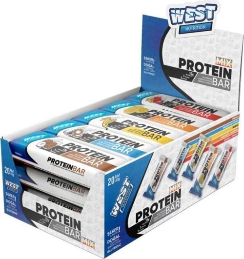 Karışık Protein Bar 20 Adet X 50 Gram