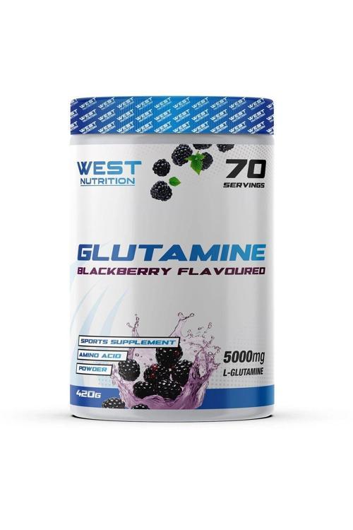 L-Glutamin ( Glutamine ) 420 Gr 70 Servis Böğürtlen Aromalı