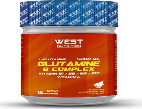 L-Glutamin Vitamin B Kompleks 105 Gr 15 Servis Portakal Aromalı