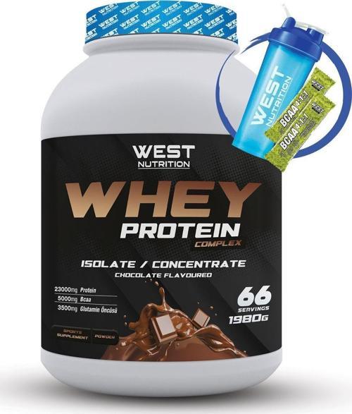 Whey Izole Konsantre Protein Tozu 66 Servis Çikolata 1980 Gr