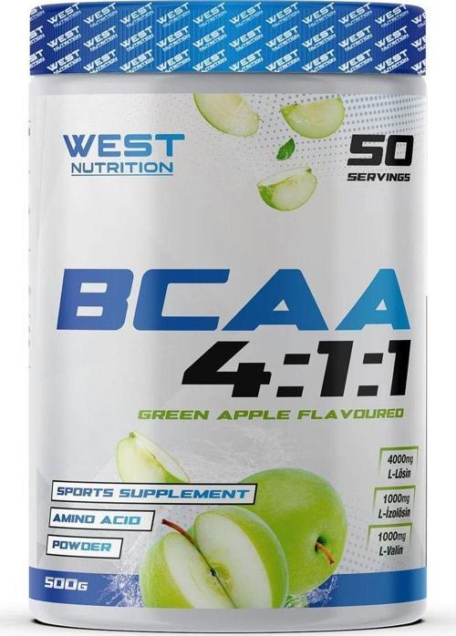 Bcaa 4:1:1 500 Gr 50 Servis Yeşil Elma Aromalı