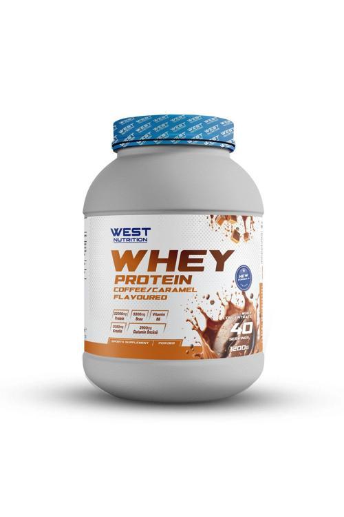 Whey Protein Tozu 1200 Gr 40 Servis Kahve & Karamel Aromalı