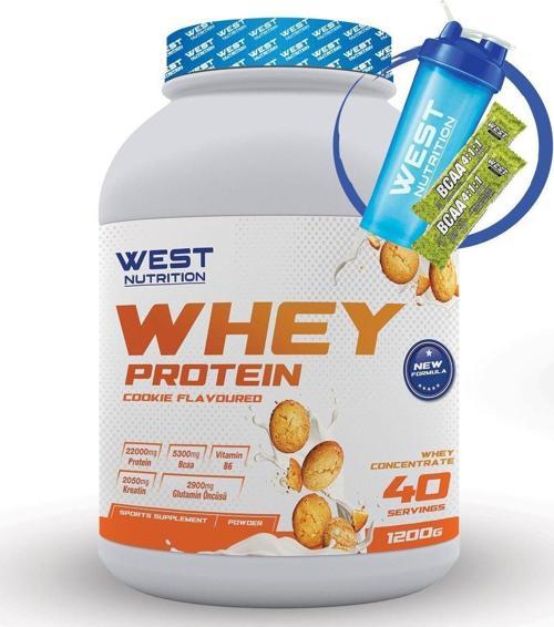 Whey Protein Tozu 1200 Gr 40 Servis Kurabiye Aromalı