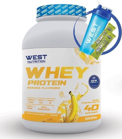 Whey Protein Tozu 1200 Gram Muz Aroma 32 Servis