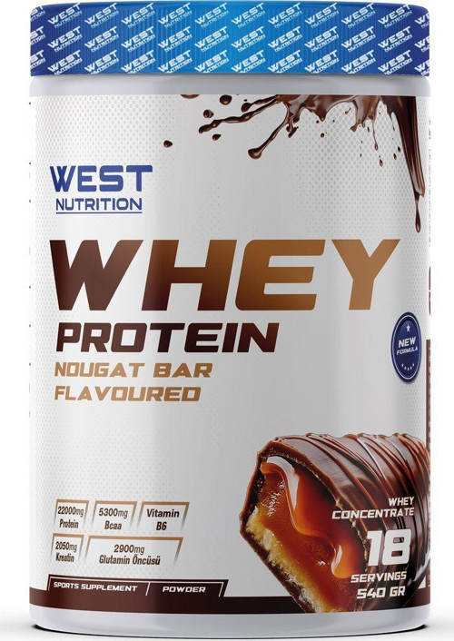 Whey Protein Tozu 540 Gr 18 Servis Çikolatalı Nougat Bararomalı