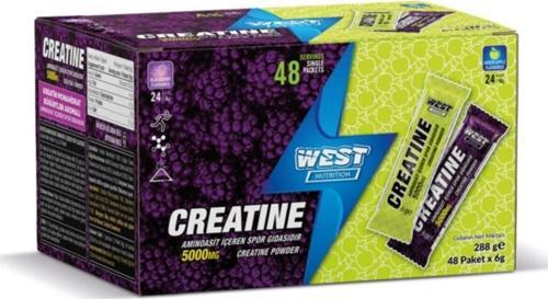 Kreatin Monohidrat 48 Saşe 2 Karışık Aroma 288 Gram