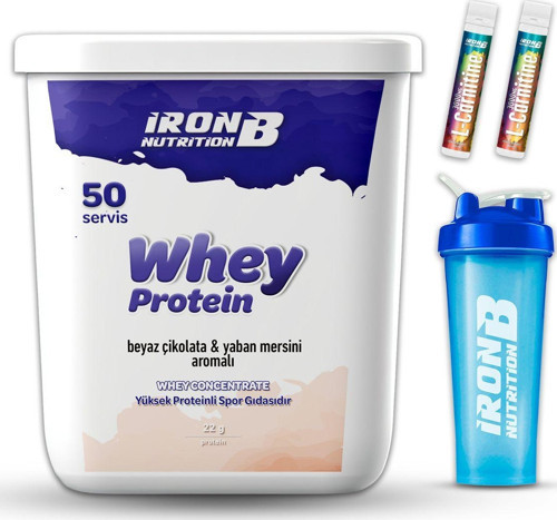Whey Protein Tozu 1500 Gr 50 Servis Beyaz Çikolata&Yaban Mersini Aromalı